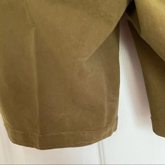 JCrew Andie Shorts olive green size 4 - Picture 5 of 11